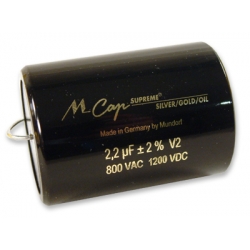 Mundorf Supreme Silver/Gold/Oil kondensator 10,00 uF