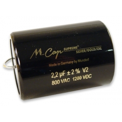 Mundorf Supreme Silver/Gold/Oil kondensator 8,20 uF
